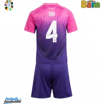 Tyskland Jonathan Tah #4 Bortedraktsett Barn EM 2024 Kortermet (+ Korte bukser)